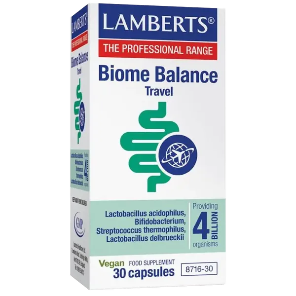Lamberts Biome Balance Travel Capsules Pack of 30