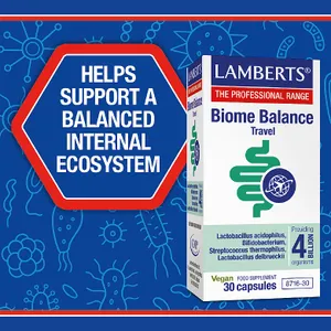 Lamberts Biome Balance Travel Capsules Pack of 30