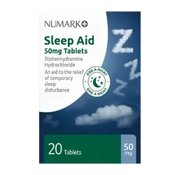 Numark Sleep Aid One-a-Night 50mg Tablets Pack of 20