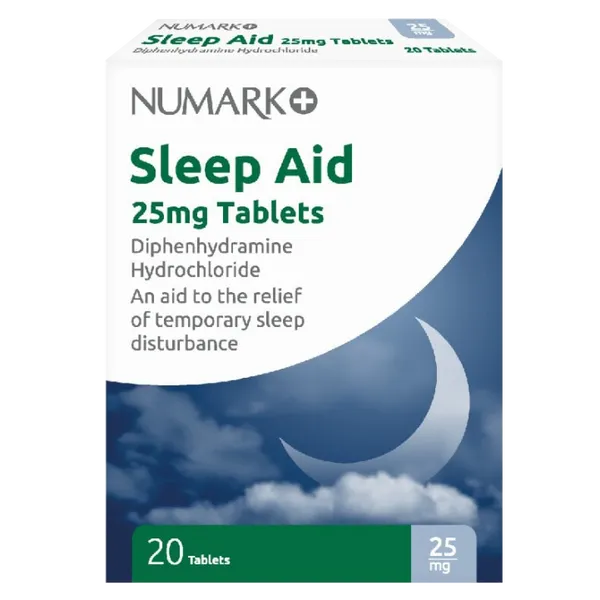 Numark Sleep Aid 25mg Tablets Pack of 20