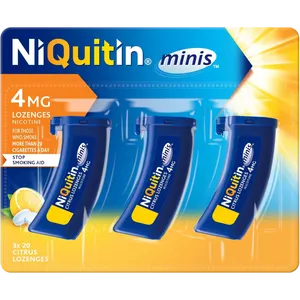 NiQuitin Minis 4mg Citrus Lozenges Pack of 60