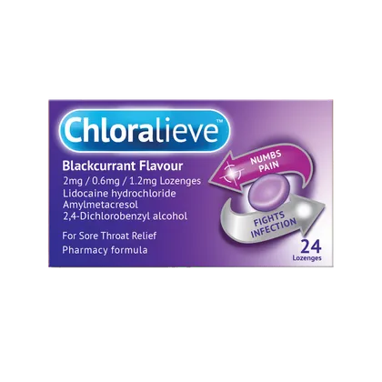 Chloralieve Blackcurrant Pack of 24