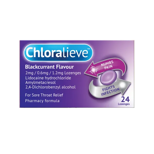 Chloralieve Blackcurrant Pack of 24