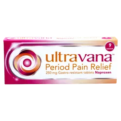 Ultravana Period Pain Relief Tablets Pack of 9