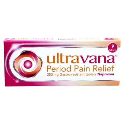 Ultravana Period Pain Relief Tablets Pack of 9