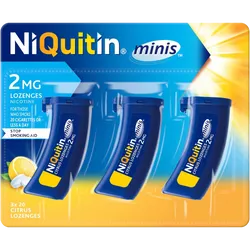 NiQuitin Minis 2mg Citrus Lozenges Pack of 60