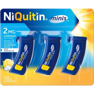 NiQuitin Minis 2mg Citrus Lozenges Pack of 60