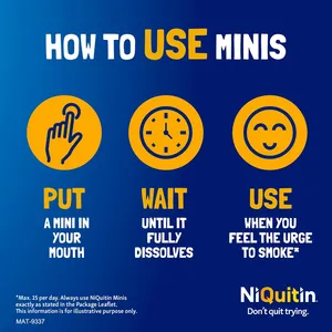 NiQuitin Minis 2mg Citrus Lozenges Pack of 60