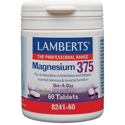 Lamberts Magnesium 375 Tablets Pack of 60