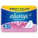 Always Sensitive Night (Size 3) Pads with Wings Pack of 10