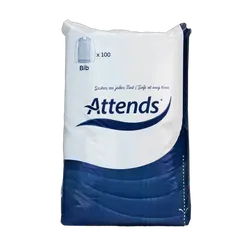 Attends Disposable Bibs Pack of 100