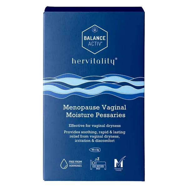 Balance Activ HerVitality Menopause Vaginal Moisture Pessaries Pack of 10