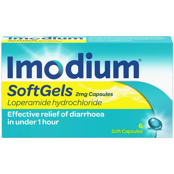 Imodium SoftGels Capsules Pack of 6