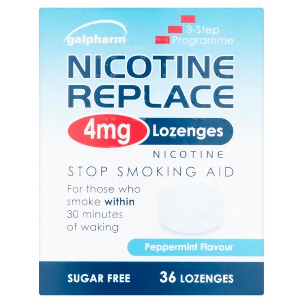 Nicotine Replace 4mg Lozenges Peppermint Pack of 36