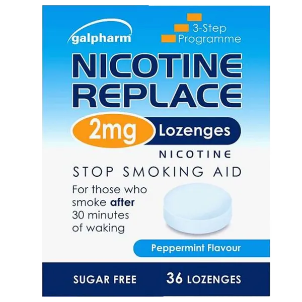 Nicotine Replace 2mg Lozenges Peppermint Pack of 36