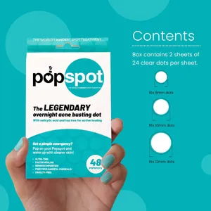 Popspot Super Invisible Pimple Patches Pack of 48