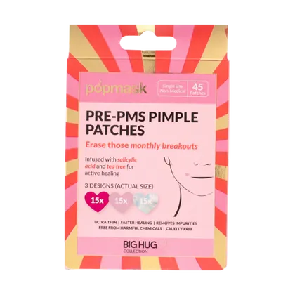 Popmask Big Hug Pre-PMS Pimple Patches Pack of 45