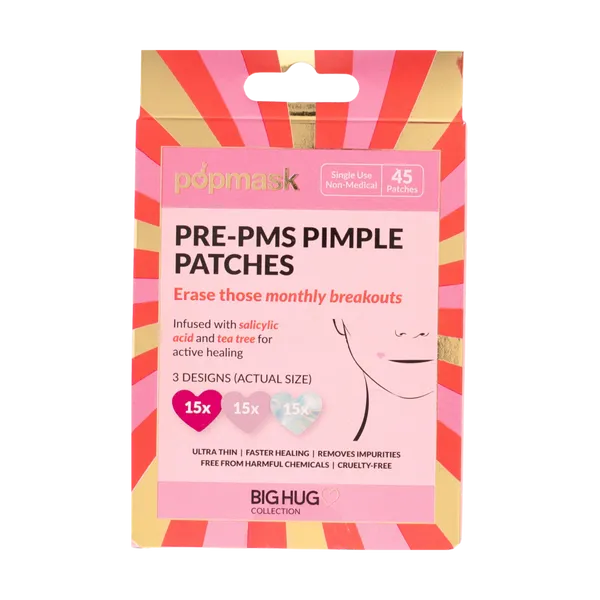 Popmask Big Hug Pre-PMS Pimple Patches Pack of 45