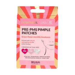 Popmask Big Hug Pre-PMS Pimple Patches Pack of 45