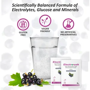 Electrorush Rehydration Sachets Blackcurrant Pack of 6