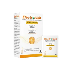 Electrorush Rehydration Sachets Orange Pack of 6