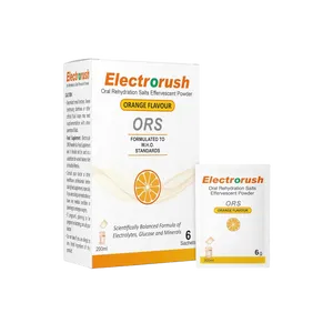 Electrorush Rehydration Sachets Orange Pack of 6