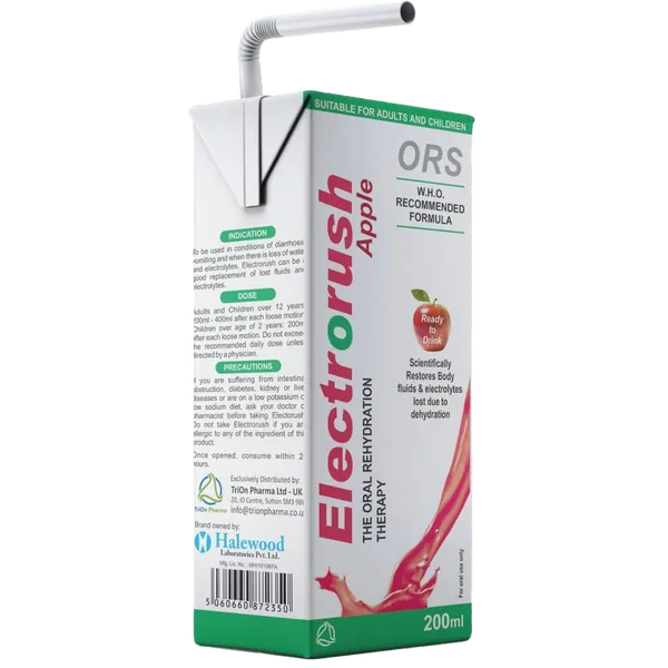 Electrorush Ready to Drink Rehydration Solution Apple 200ml