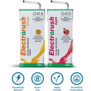 Electrorush Ready to Drink Rehydration Solution Orange 200ml