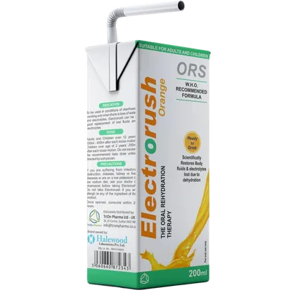Electrorush Ready to Drink Rehydration Solution Orange 200ml