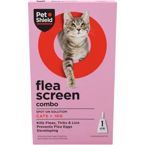 Pet Shield Flea Screen Combo Spot-On Flea & Tick Treatment for Cats Pack of 1