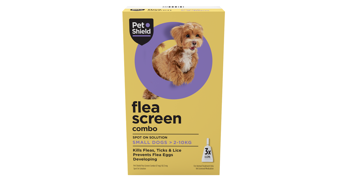 Flea Screen Combo Spot-On for Small Dogs 3 Pack | Weldricks