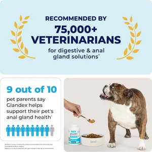 Glandex Vegan Anal Gland Support Powder for Dogs & Cats 114g