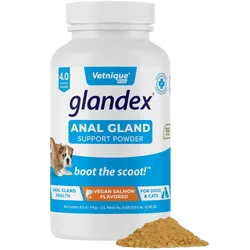 Glandex Vegan Anal Gland Support Powder for Dogs & Cats 114g