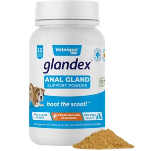 Glandex Vegan Anal Gland Support Powder for Dogs & Cats 70g