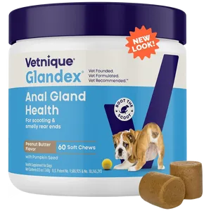 Glandex Anal Gland Support Soft Chews for Dogs Pack of 60