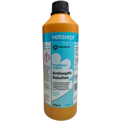 Vetasept Povidone-Iodine Antiseptic Solution 500ml