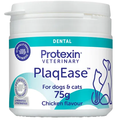 Protexin PlaqEase Dental Powder for Dogs & Cats 75g