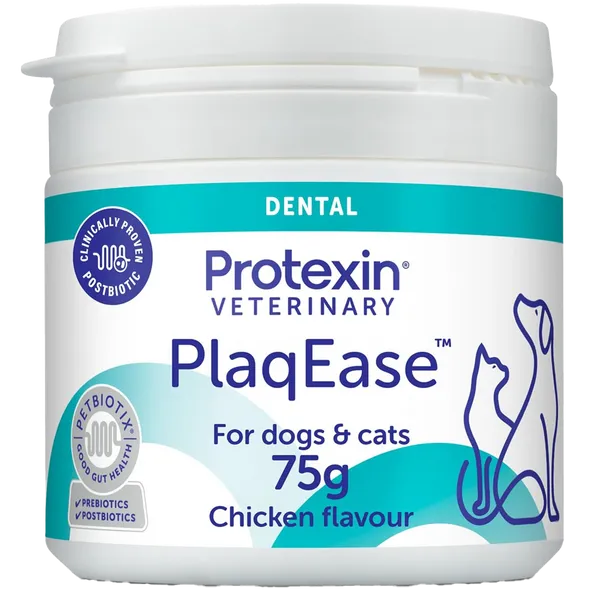 Protexin PlaqEase Dental Powder for Dogs & Cats 75g