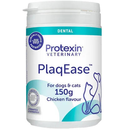 Protexin PlaqEase Dental Powder for Dogs & Cats 150g
