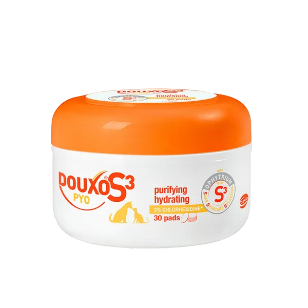 Douxo S3 Pyo Pads for Dogs & Cats Pack of 30