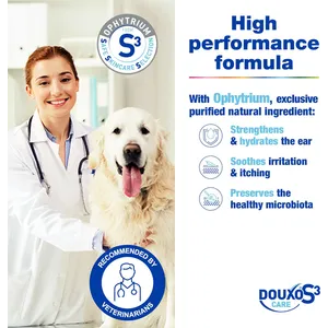 Douxo S3 Care Ear Cleaner for Dogs & Cats 120ml