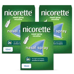 Nicorette® Nasal Spray Nicotine 10ml Pack of 3