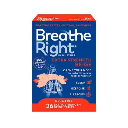 Breathe Right Nasal Strips Extra Strength Pack of 26