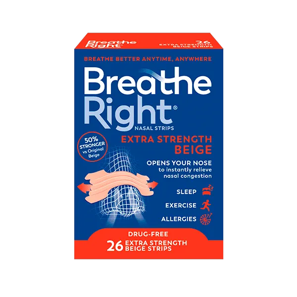 Breathe Right Nasal Strips Extra Strength Pack of 26