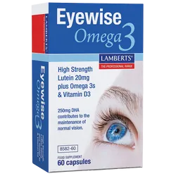Lamberts Eyewise Omega 3 Capsules Pack of 60