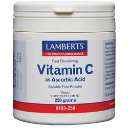 Lamberts Fast Dissolving Vitamin C Powder 250g