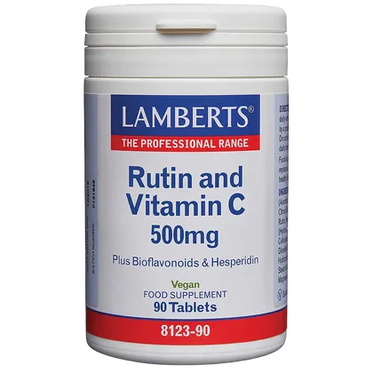 Lamberts Rutin & Vitamin C 500mg Tablets Pack of 90