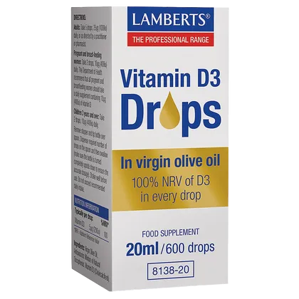 Lamberts Vitamin D3 Drops 20ml