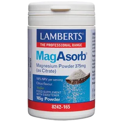 Lamberts MagAsorb Magnesium 375mg Powder 165g