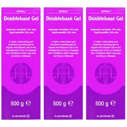 Doublebase Gel 500g - Moisturising (Pack of 3)